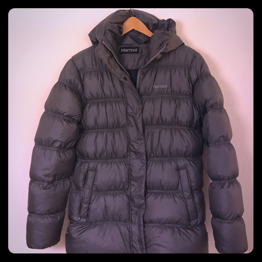 Marmot Gray Puffer Jacket
